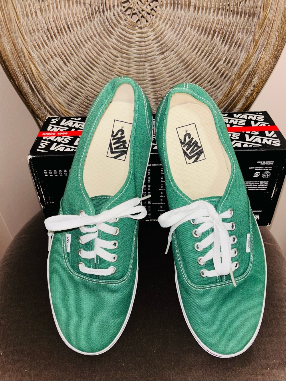 Vans Authentic Canvas Sneakers - Green